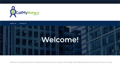 Desktop Screenshot of callmynotary.com